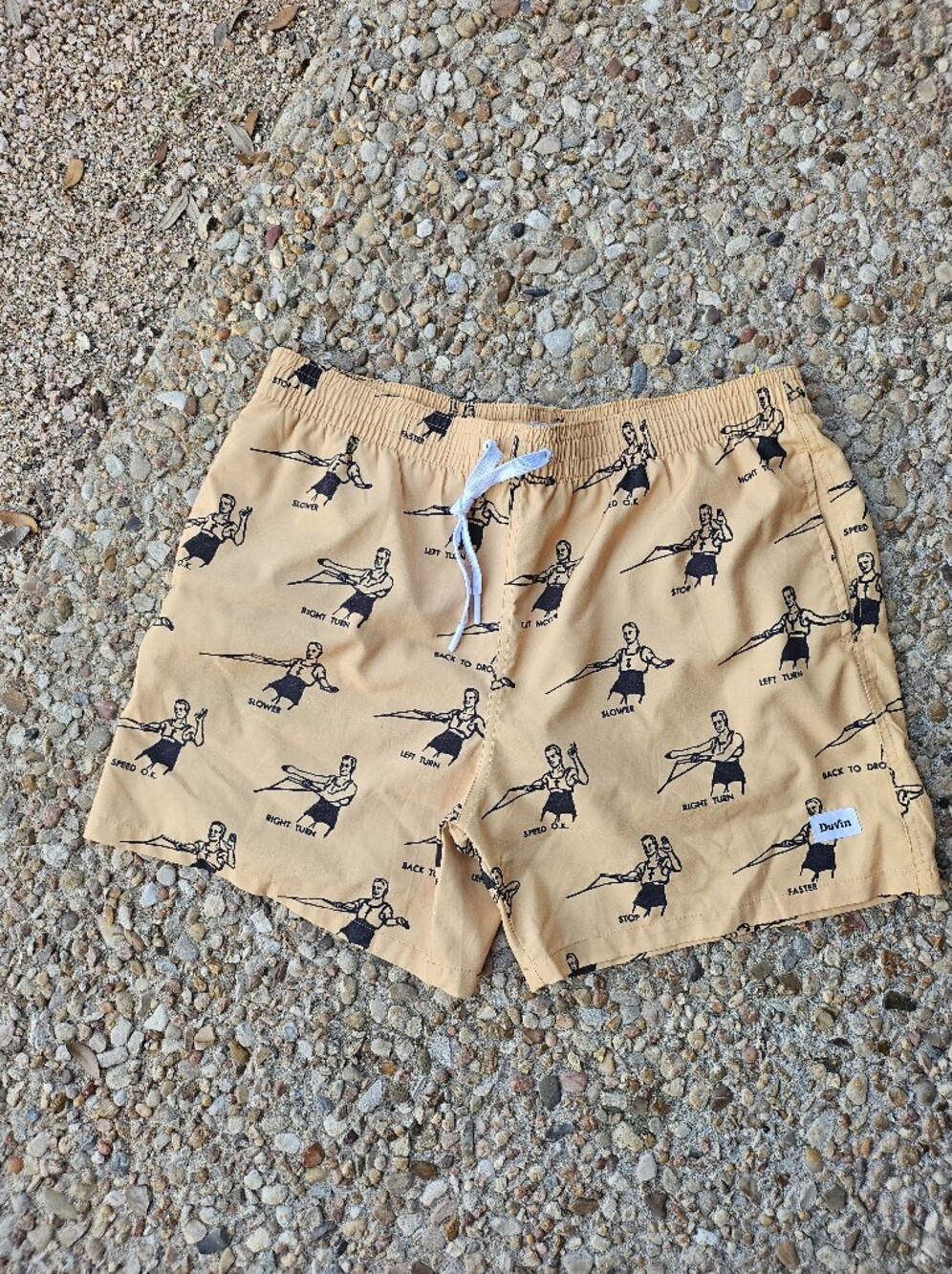 Men’s DUVIN Beach Club Waterski Seom Trunks Size XL
